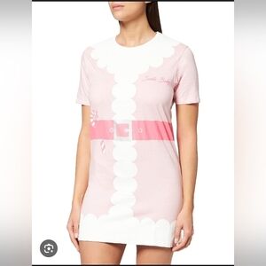 Brave Soul Pink and White Nightie/dress